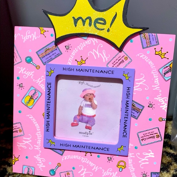 Mud Pie Other - DONATED** Mud Pie High Maintenance Crown 👑 Frame